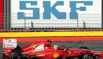 SKF i cuscinetti della Ferrari