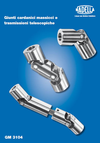 copertina NADELLA - Catalogo Giunti e Trasmissioni telescopiche