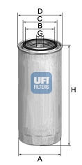24.337.00 UFI - Filtro Diesel per DAF