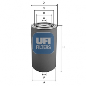 24.089.00 UFI - Filtro Diesel per DAF