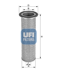 27.994.00 UFI - Filtro Aria per CASE