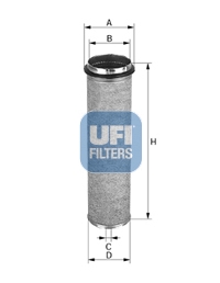 27.336.00 UFI - Filtro Aria per KHD