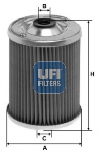 21.065.00 UFI - Filtro Diesel per BOBCAT