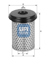 27.225.00 UFI - Filtro Aria per LAVERDA MOTO
