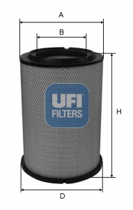 27.A43.00 UFI - Filtro Aria per CASE IH