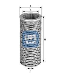 25.568.00 UFI - Filtro Olio Cartridge per vari