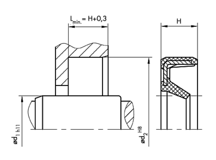 18X24X4 AO NBR Paraolio - immagine 2