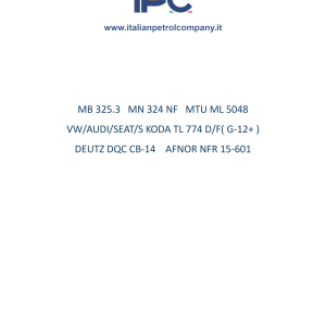 LIGUIDO ANTIGELO IPC - LINEA PERMAFREEZ G12+ GIALLO 1 LT