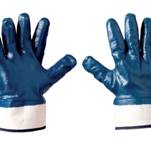 Guanto NBR BLU interamente ricoperto TG.9 - 12 PEZZI