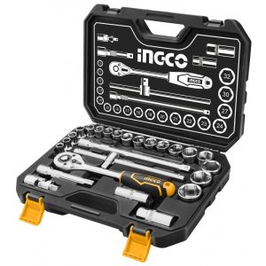 SET 25 pezzi chiavi a cricchetto 1/2 attacchi, giunti e prese