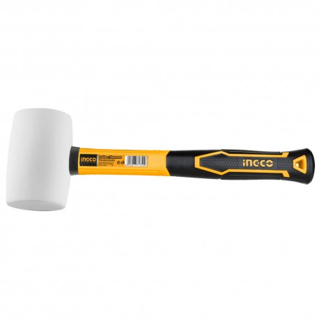 Martello gomma bianca impugnatura in vetroresina 220gr