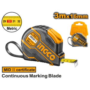 Flessometro in nylon automatico 3mtX16mm