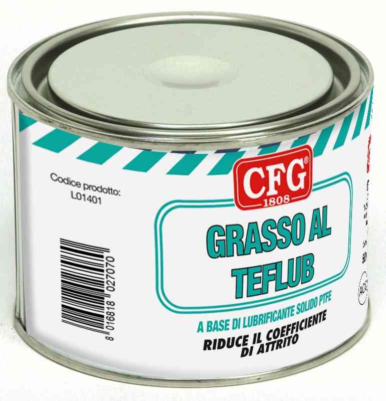 GRASSO AL TEFLUB. 500ml Riduce attrattrito. scivolante - 6 PEZZI