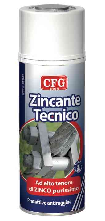 ZINCANTE TECNICO ad alto tenore di zinco 400ml - 6 PEZZI