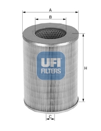 27.235.00 UFI - Filtro Aria per NISSAN