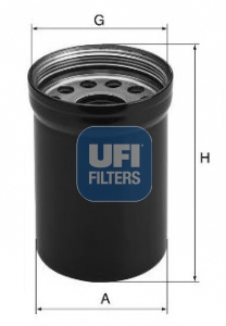 23.590.00 UFI - Filtro Olio spin-on per CLAAS, JOHN DEERE e vari