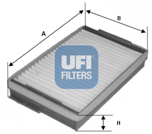 53.139.00 UFI - Filtro Abitacolo per DAF