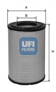27.B10.00 UFI - Filtro Aria per RENAULT TRUCKS, VOLVO