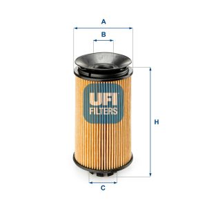 25.092.00 UFI - Filtro olio perr NISSAN MITSUBISHI VU/LT/LW