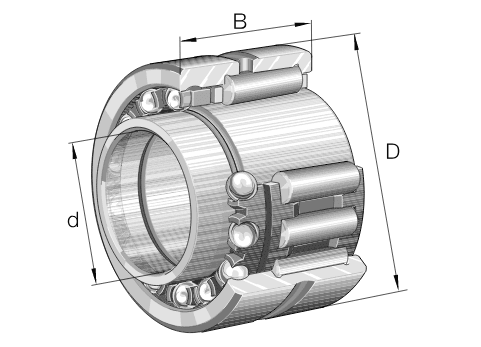 CUSCINETTO NKIB59/22-XL - 22X39X25