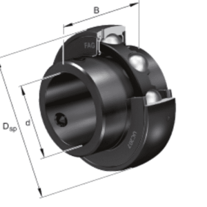 CUSCINETTO GE20-KRR-B-2C - 20X47X43,7