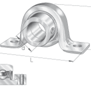 SUPPORTO GG.SHE06-E-N - 61,987X42,9X76,2 - INA