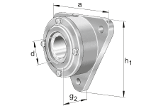 SUPPORTO F522-WB-L - 270X137X270 - FAG