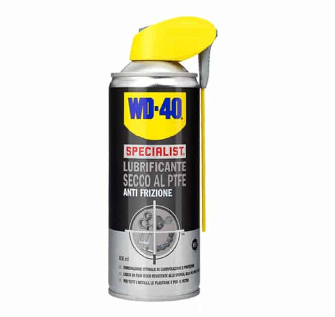 WD-40 400ML LUBRIFICANTE SECCO AL PTFE ANTI-FRIZIONE