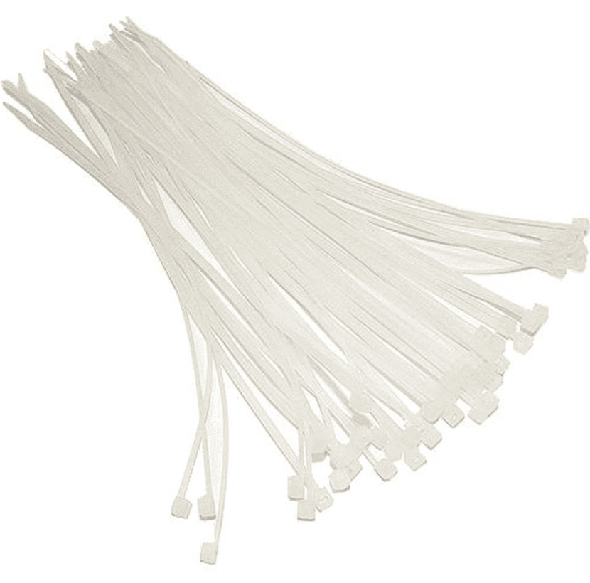 FASCETTE NYLON BIANCHE 9X1200 PEZZI 100