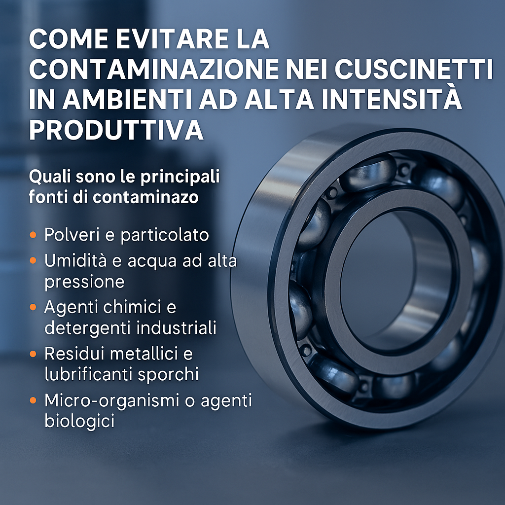Come evitare la contaminazione nei cuscinetti in ambienti ad alta intensità produttiva