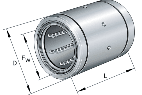 alberi per cuscinetti lineari