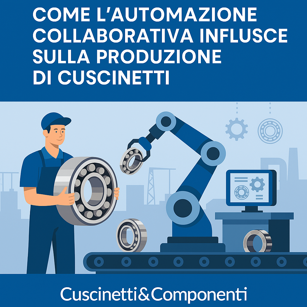 Industria 5.0: come l'automazione collaborativa influisce sulla produzione di cuscinetti