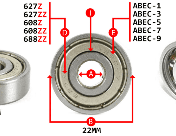 diametro cuscinetti|misure cuscinetti come trovarle