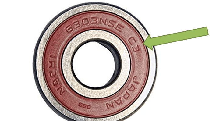 sigla c3 cuscinetto significato