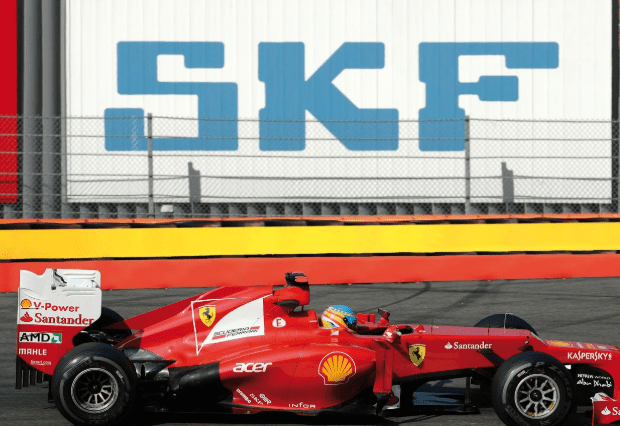 SKF i cuscinetti della Ferrari